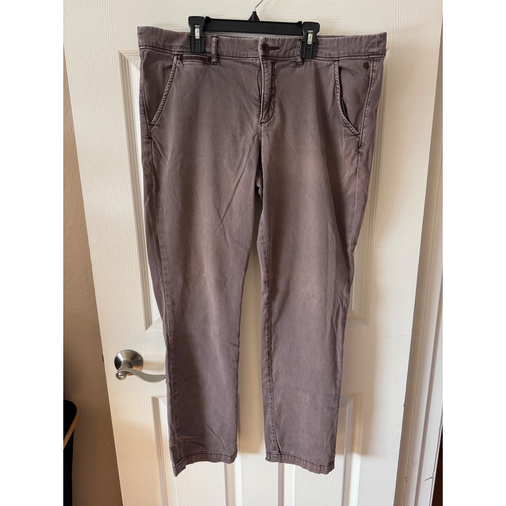 Pilcro and the Letterpress Hyphen Chino Pants Mauve Grey Size 32 Anthropologie